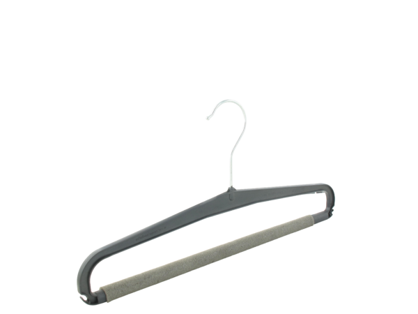 Cintre plastique avec barre antiglisse pour pantalon (M122M)