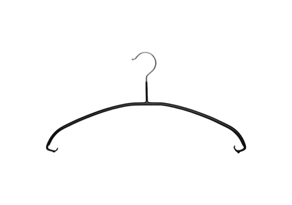 Cintre métal gainé arrondi avec crochets (SR100CJ) – Image 2