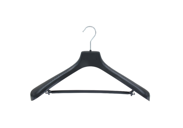 Cintre plastique épaules extra-larges avec barre pour costumes et manteaux (STARB) – Image 2