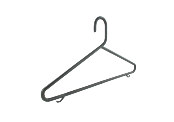 Cintre entièrement plastique pour chemisier avec crochet fixe (1032)