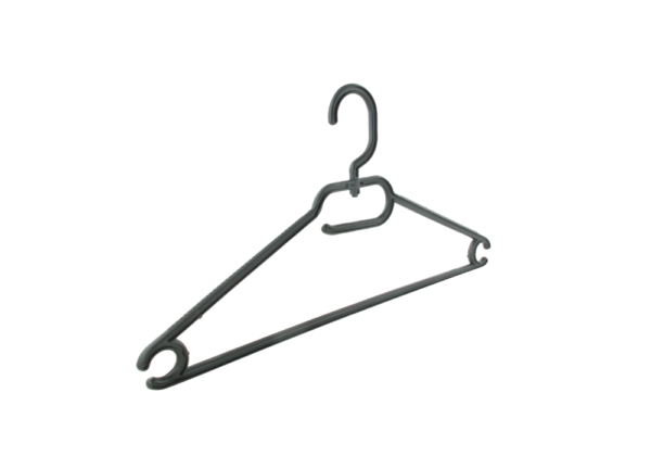 Cintre entièrement plastique pour chemisier avec crochet tournant (1036)