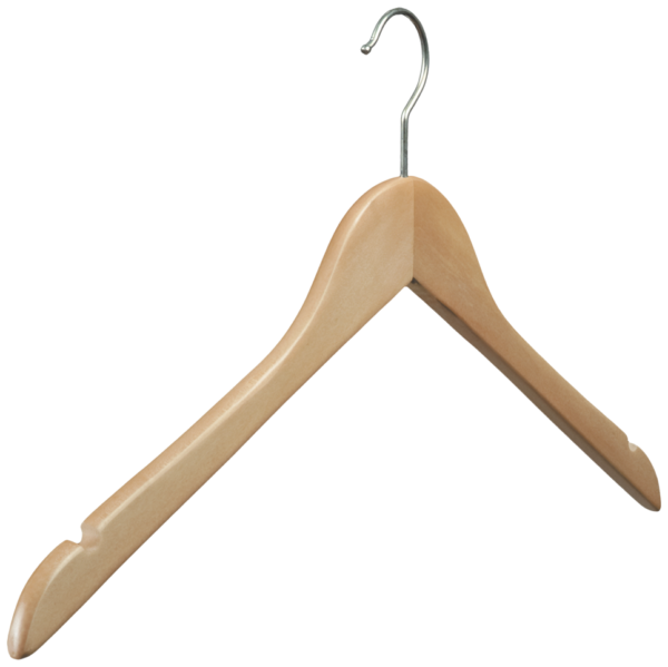 Cintre bois économique sans barre (ECO BOIS 1)