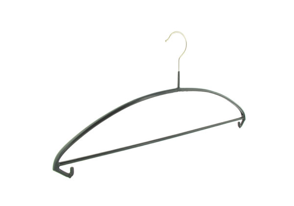 Cintre métal gainé arrondi avec barre et crochets (SR100BCJ)