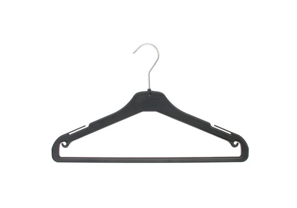 Cintre plastique avec encoches et barre pour robes et ensembles (AUB) – Image 2