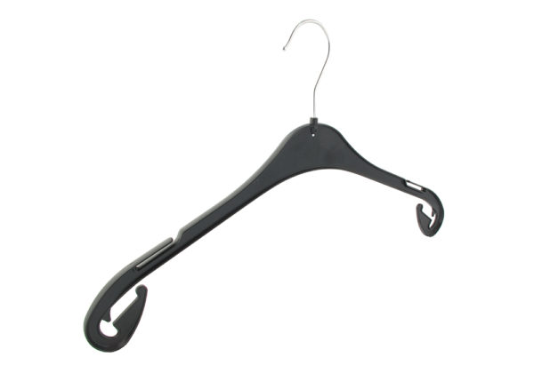 Cintre plastique avec encoches sur/sous épaules pour robe (T)