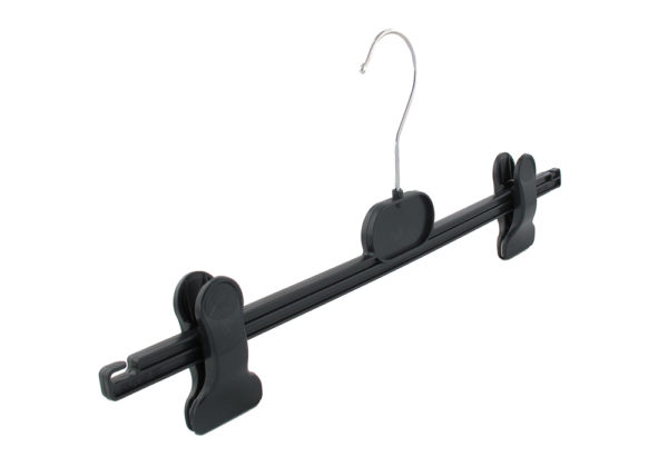 Cintre plastique pour pantalon et jupe avec pinces gomme (RK)