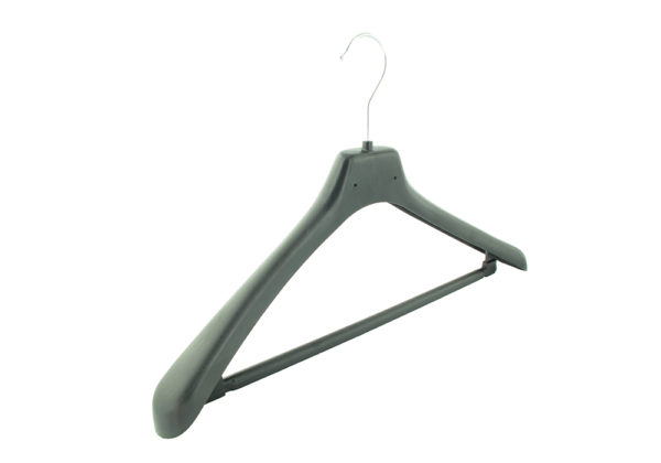 Cintre plastique avec barre épaules larges pour costume et manteau (20B)