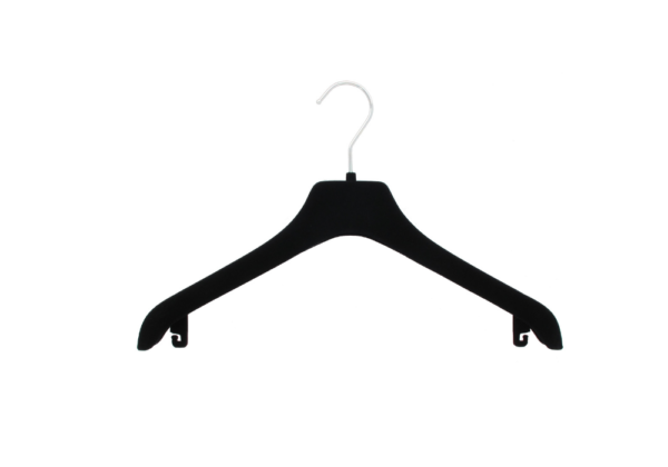 Cintre velours vestes légères avec crochet argenté (NFVS) – Image 2