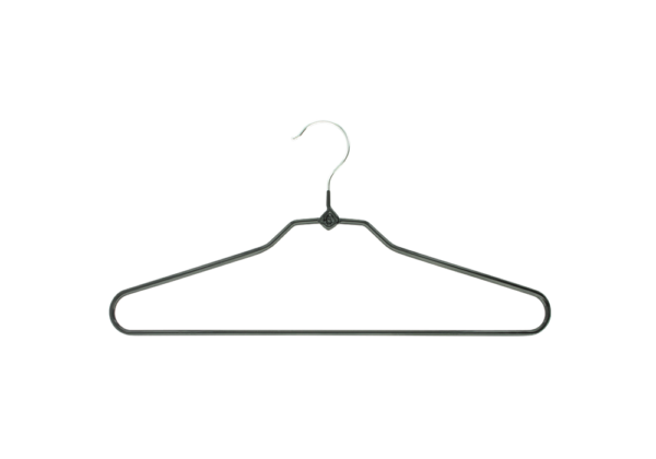 Cintre métal robuste avec barre et antiglisse gainé (HERCULE) – Image 2