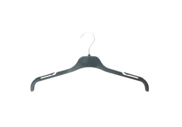 Cintre plastique avec encoches et antiglisse sur épaules pour robe et chemise (ECG) – Image 2